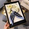 70cm Square Silk-Like Scarf Women Lightweight Fashion Accessory Office Chic Neck Wrap Stylish Print Design