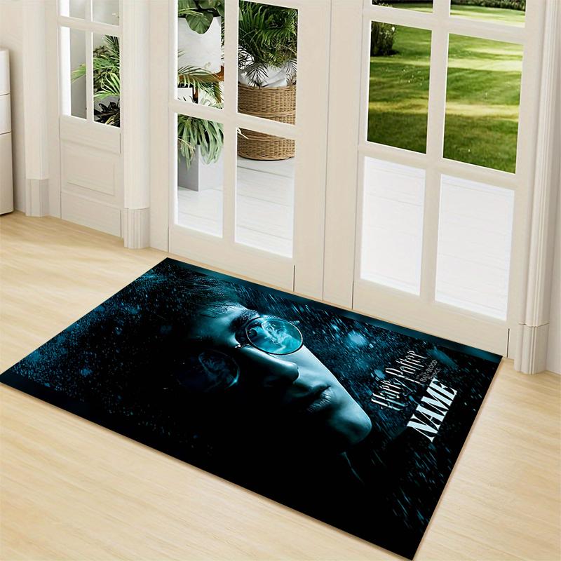 Custom Name "Harry Potter's Journey" Carpet Rug Customizable Soft Washable Anti-Slip Home Living Room Sofa Mats Personalized Rug. 090975