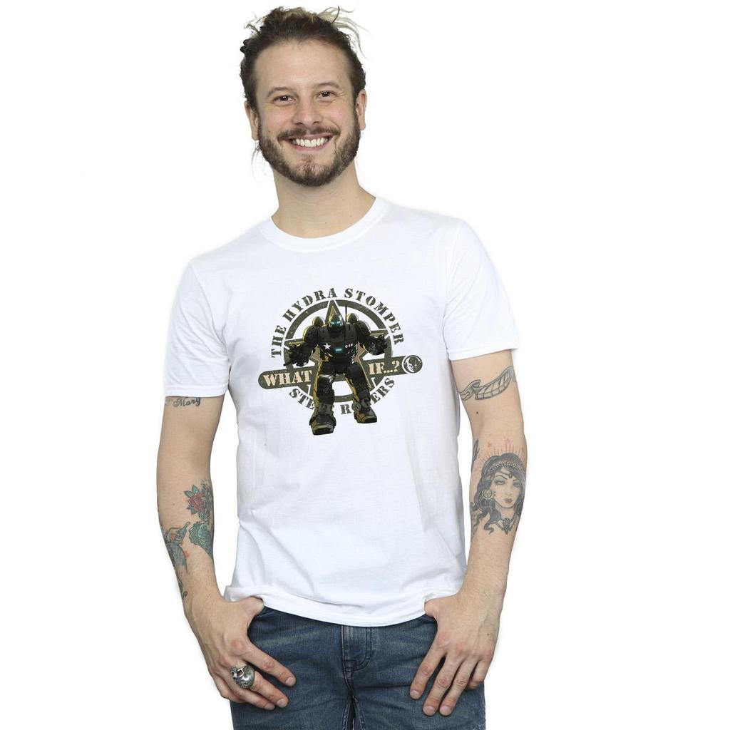 Marvel Mens What If Hydra Stomper Rodgers T-Shirt