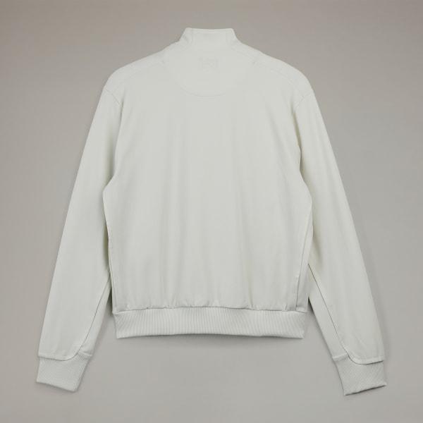 Y-3 Solid Color Stand Collar Zipper Drop Shoulder Long Sleeve Jacket Men Jackets Track-Gray IX0390