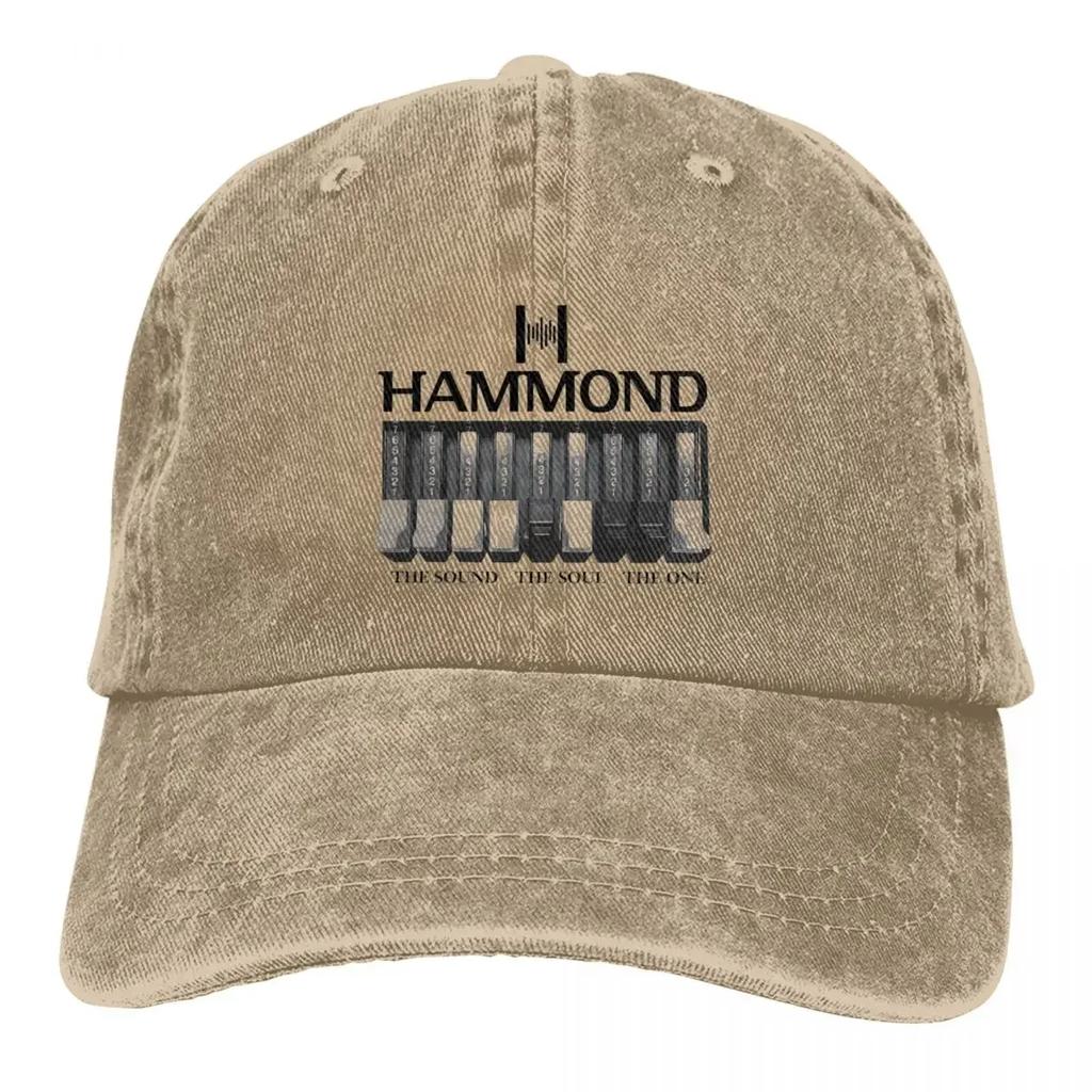 Hammond Organ Logo  Baseball Cap Graphics Classic Unisex-Teens Printed Trucker Hat Cute Rock Adjustable Baseball Caps