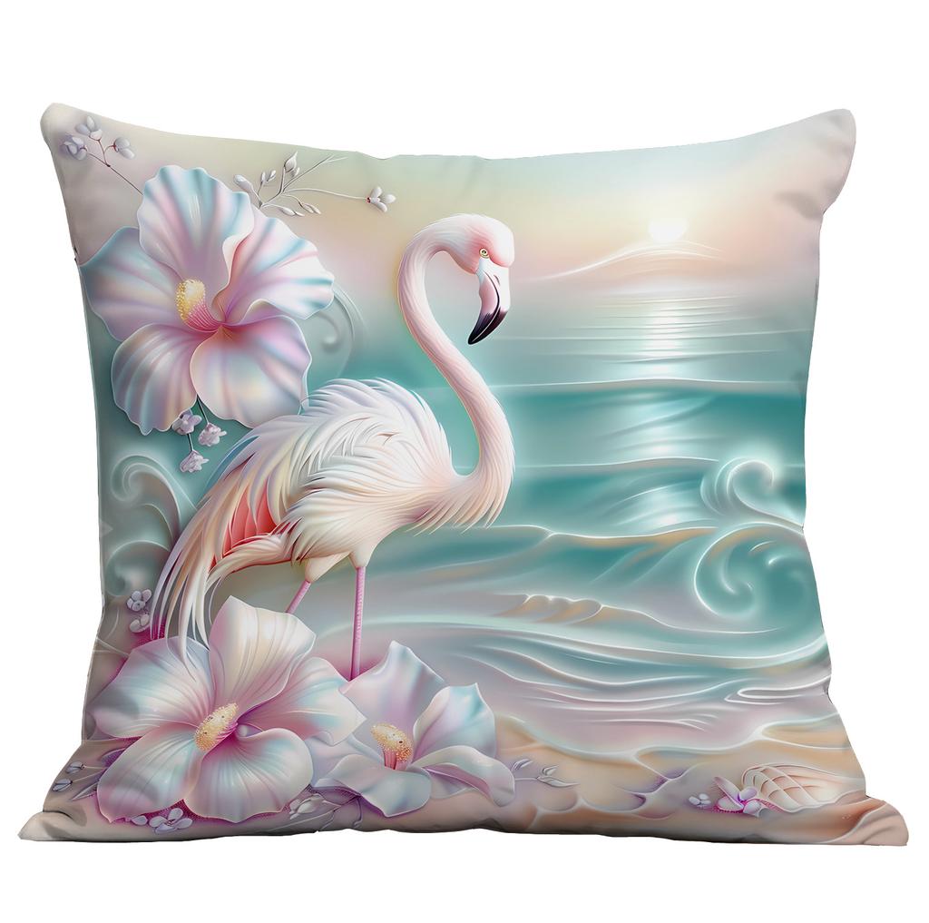 New Beautiful, Romantic and Colorful Beach Pillowcase Marine Life Peripheral Cushion Pillowcase