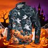 Men's Long Sleeve Casual T Shirt Crew Neck Printed Top Lightweight Comfortable Breathable Fabric Suitable for Everyday Wear