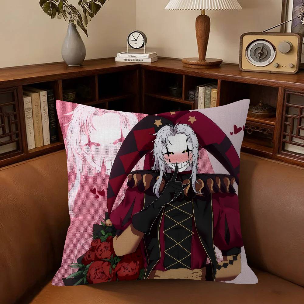 Anime The Freak Circus Pierrot Pillow Cushion Cover Pillowcase Living Room Sofa Home Decor