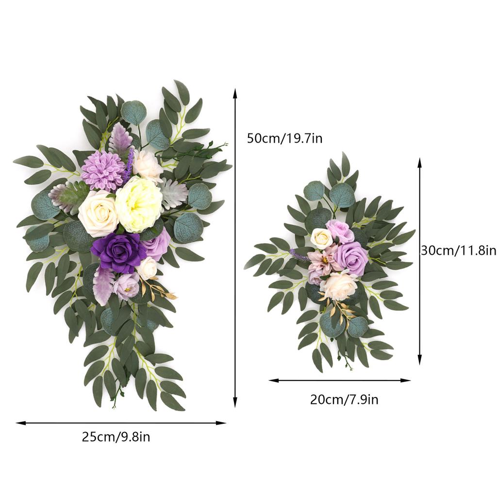 Kit de Flores Artificiales para Arco de Boda Flores Artificiales para DIY Fiesta Ceremonia Recepción Fondo Decoración Floral