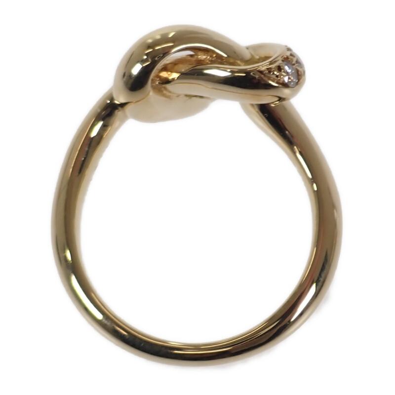 MIKIMOTO #9(JP Size) Ring K18 Yellow Gold Women