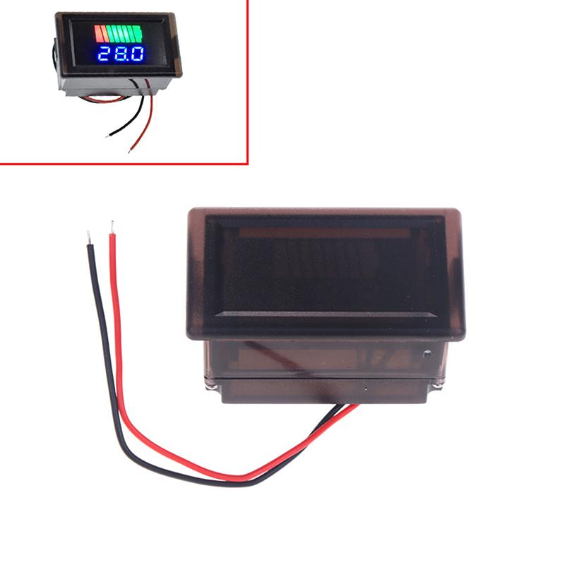 Lcd Digital Voltmeter 12V 24V 60V 72V Waterproof Electric Car Battery Capacity Indicator Lead Acid Power Car Moto Voltage Tester