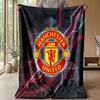 Manchester United Theme Blanket Soft Flannel Blanket Plush Throw Blanket Cozy Sofa Bed Blanket for Home Decor