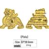 Creative Gold Sticker for Mobile Phones and Refrigerators - Wealth Card Gift