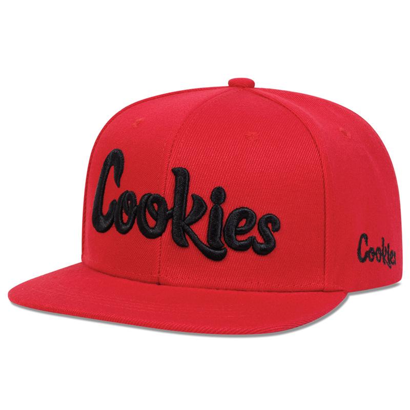 Cookies Alphabet Embroidery Baseball Cap Casual Outdoor Sun Protection Cap Hip Hop Cap