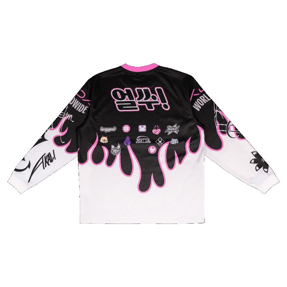 K/DA BLADES FIRESTARTER Jersey Virtual K Pop Girl Group 3D Full Printed Streetwear Unisex Women Men Long Sleeve Breathable Tee