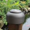 Outdoor Portable Teapot Coffee Pot for Camping, Open Fire Cookware for Travel and Picnic, Boiling Water