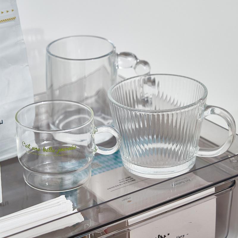 Coffee Table Dust-proof Cup Storage Box Plastic Multi-layer Transparent Storage Rack Drawer-type Office Storage File Storage