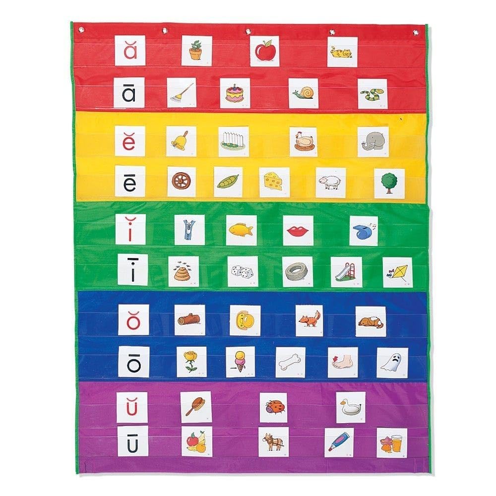 

Learning Resources Rainbow™ Pocket Chart LER 2197