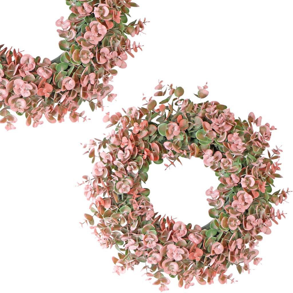 Eucalyptus Faux Wreath Decorative Wreath Four Seasons Wreath Door Pendant Decoration Festival