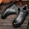 Men's Spring and Autumn Popular Leather Martin Boots