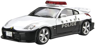 Aoshima Bunka Kyozaisha The Patrol Car Series Nissan Z33 Fairlady Z Verze Nismo Patrol Car 2007 Plastikový model 1/24 č.2