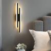 Modern LED Wall Lamp Black Gold Dimmable Decorative Spotlight for Bedroom Living Room Bedside Background Lamp Interior
