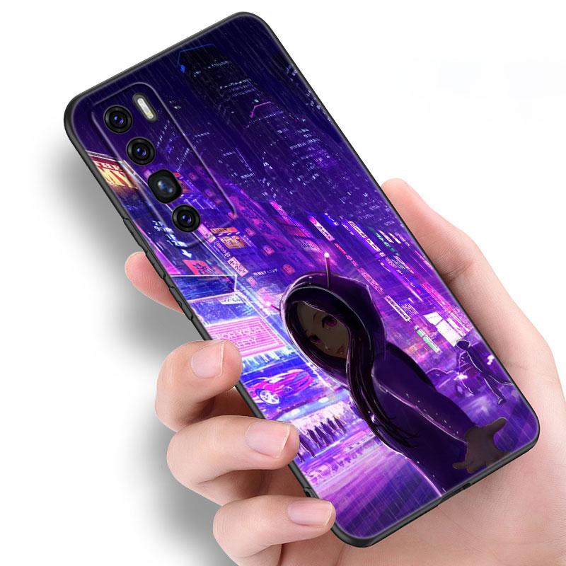 

Мягкий чехол Vaporwave Glitch Anime для Huawei NOVA 8 9 Pro 8i 7i 7SE Y60 5T Mate 40 30 20 10 Lite Honor 50 30 Premium Pro Plus 30S Honor 50 Pro