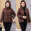 Down cotton-padded clothes for women's new cotton-padded clothes, warm and thickened cotton-padded jackets, and large-size jackets.