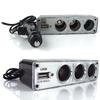 12V/24V 3 Way Multi Socket Car Cigarette Lighter Splitter USB Plug Charger Triple Adapter With USB Port Car Accessories