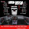 For TOYOTA BZ4X 2025 2024 PPF Protection Film Accessories Interior Transparent TPU GPS Navigation Gear Panel Center Console