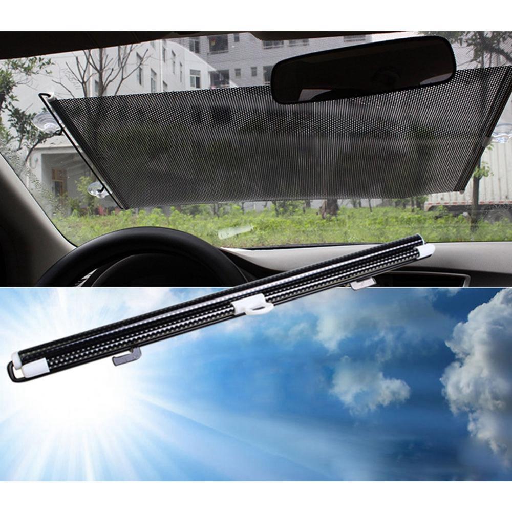 Köp Car Windshield Sunshade Cover AntiUV Insulation Retractable Roller