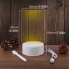 Creative LED Night Light Note Board USB Message Board Holiday Light With Pen Gift For Children Girlfriend Decoration Night Lamp