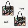 Stylish Floral Tote Bag for Daily Commute and Shopping Use