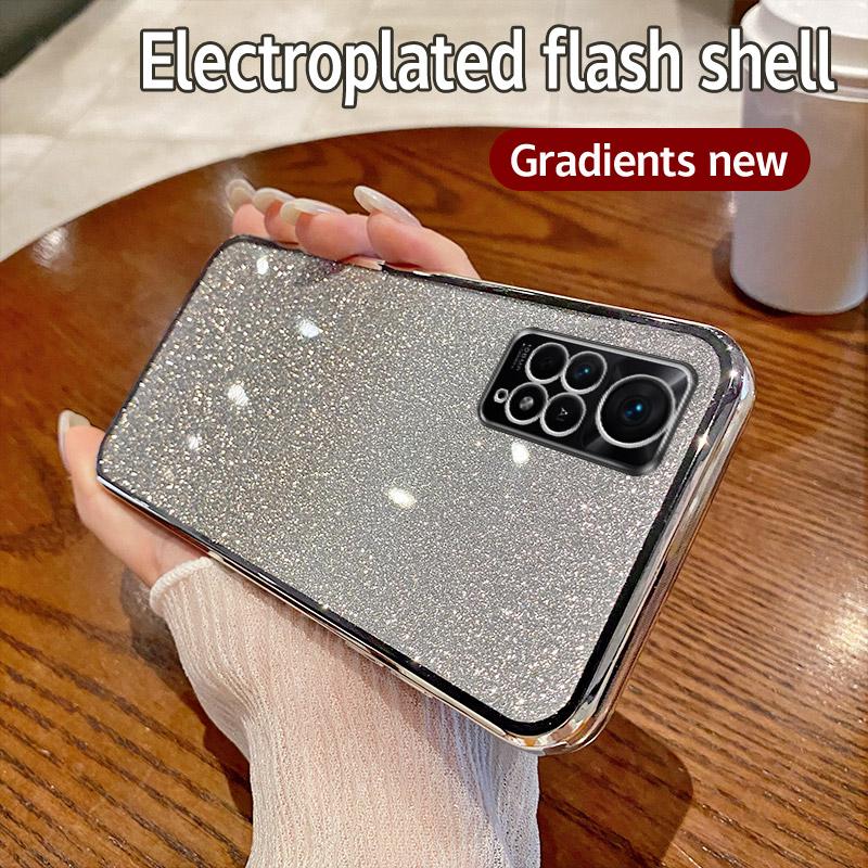 

Для Xiaomi Redmi Note11 Pro + Чехол Redmi Note 12Pro 4G Note11 Pro Чехол для телефона Блестящий блестящий чехол для объектива камеры Мягкая задняя крышка For Redmi Note12 4G