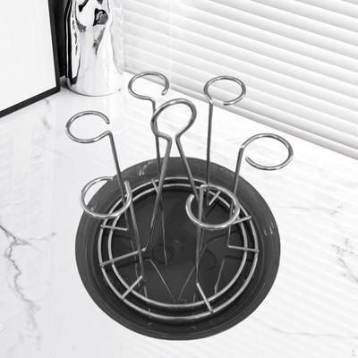Tassentrocknerhalter, Flaschenregal mit Abtropfschale, stabiler Teetassenständer, Glasbecher