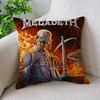Rock Metal Band M-Megadeth Cushion Cover Polyester Sofa Cushions Decorative Throw Pillows Home Decoration Pillowcover