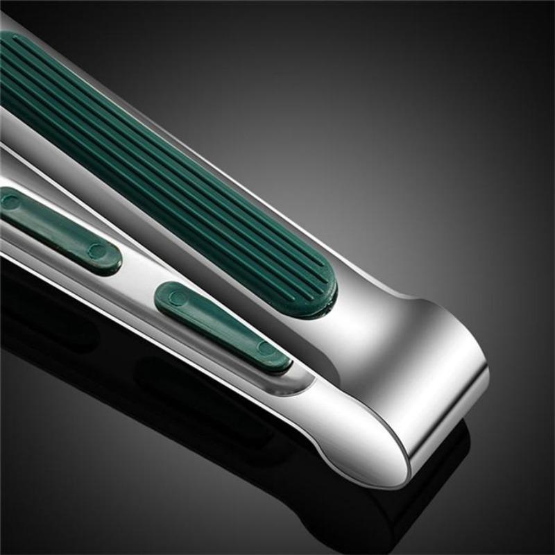 Non-Slip Stainless Steel Food Tongs Meat Bread Clip Barbecue Grill Buffet Clamp Cooking Tools Kitchen Accessories