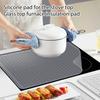 Tapete de Silicone para Fogão, Tampa Protetora de Fogão Elétrico Para Superfície Superior, Adequado Para Fogões com Tampo de Vidro Como Almofada Resistente ao Calor,