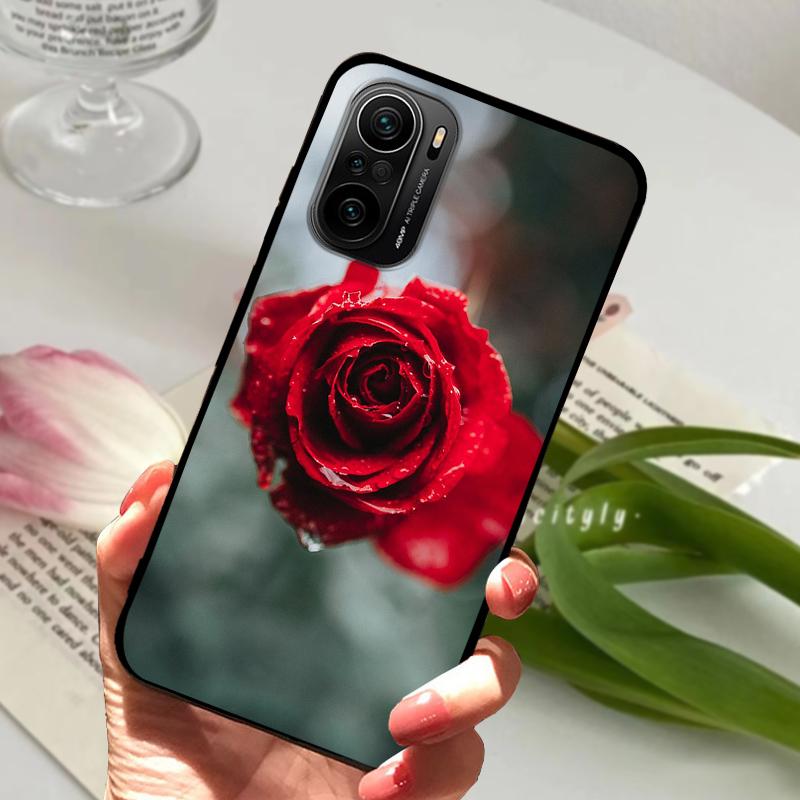 For Redmi K40 5G Case K40 Pro Cute Animals Matte Silicone TPU Soft Phone Cover For Xiaomi Mi 11i Fundas Poco F3 Coque Bumper
