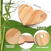  Heart-Shaped Acacia Wood Cutting Board 1/2PCS Food-Safe Bread Cheese Platter with Heart Cutouts Multi-Holiday
