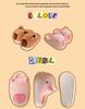 Women's Cute Cartoon Capybara Cotton Slippers - Warm Winter Plush Home Wear