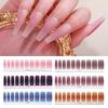 20PCS Full Nail Polish Strips Nail Wraps Decal Adhesive Nails Stickers False Nail Design Nail Polish Strips for Women