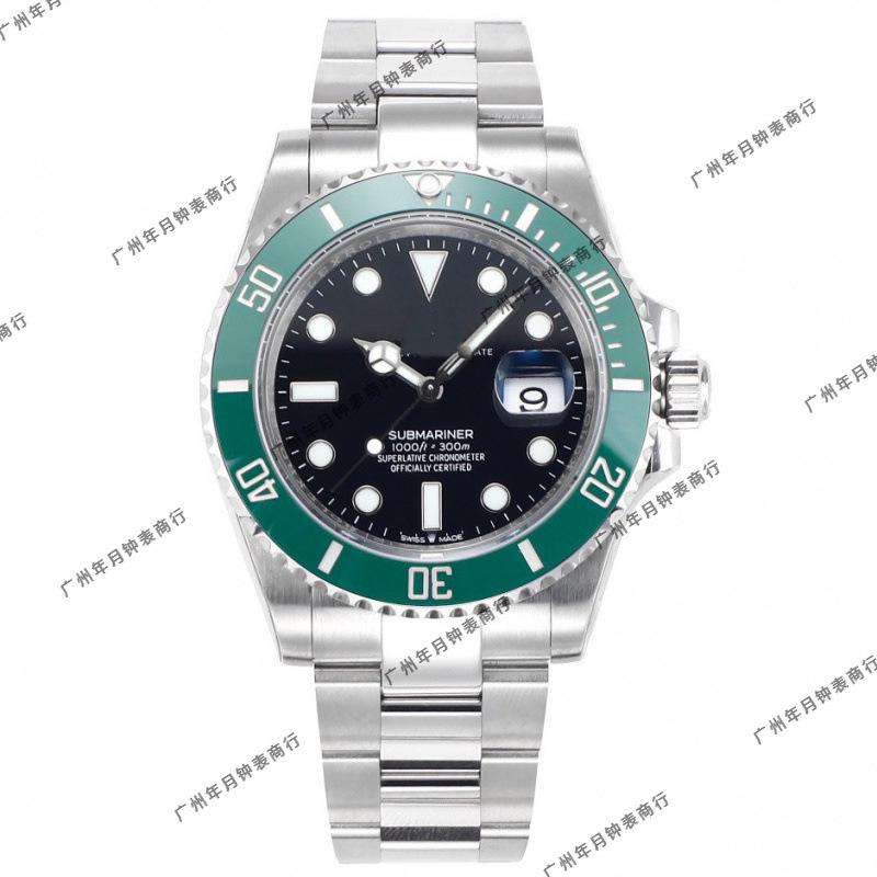 Rolex Erkek Mekanik Siyah ve Yeşil Submariner Saat