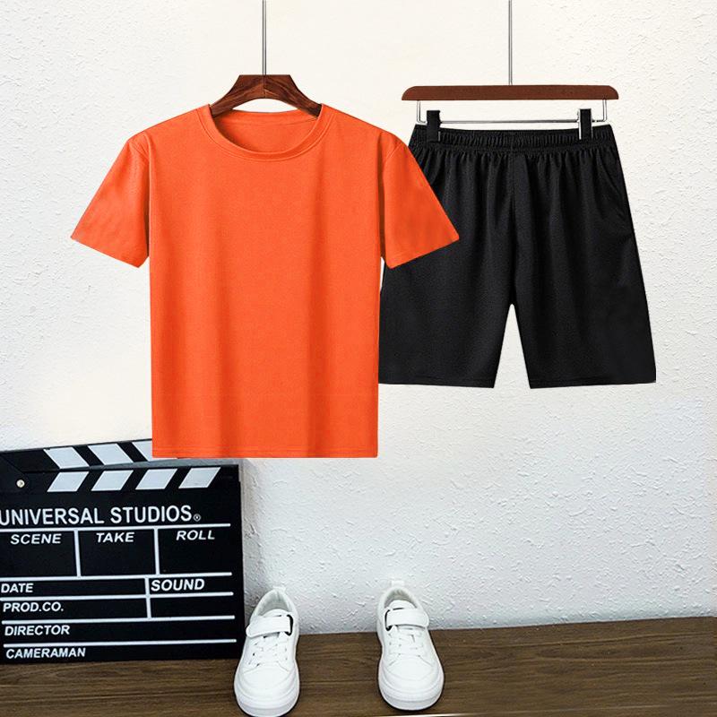 Boys' Summer Quick-Dry Shorts Set with T-Shirt - Sports Casual Outfit