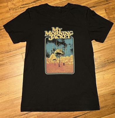 Camiseta Negra de Algodón My Morning Jacket Band Music Talla Única RD448 Camiseta Unisex