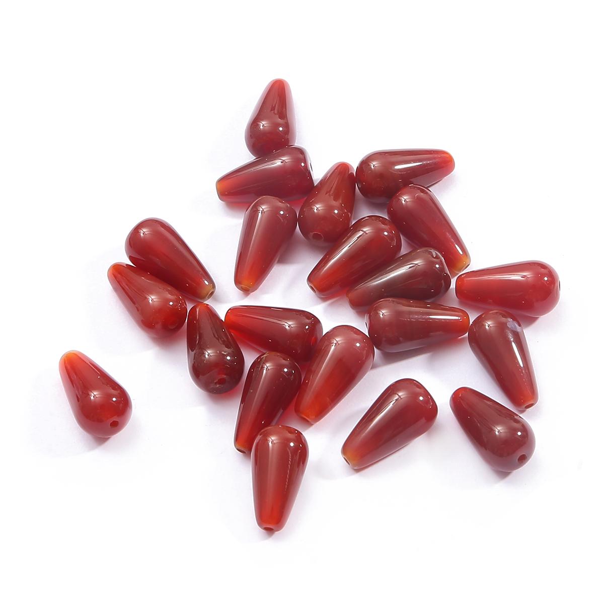 

Природный камень, капля воды, агатовые бусины для ювелирных аксессуаров DIY 8x15mm