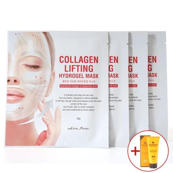 

[OFK5N482] Collagen Women s Cosmetics Hydrogel Mask Pack (4 Sheets) (12116528)