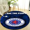 1pc Football Team (40) Design Printed Area Round Carpet for Bedroom Living Room Home Decor Rugs Mat Non Slip Mat Rug for Bedside