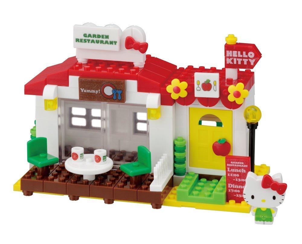 Kawada Nanoblock Plus Hello Kitty Restaurant with Terrace PK-005