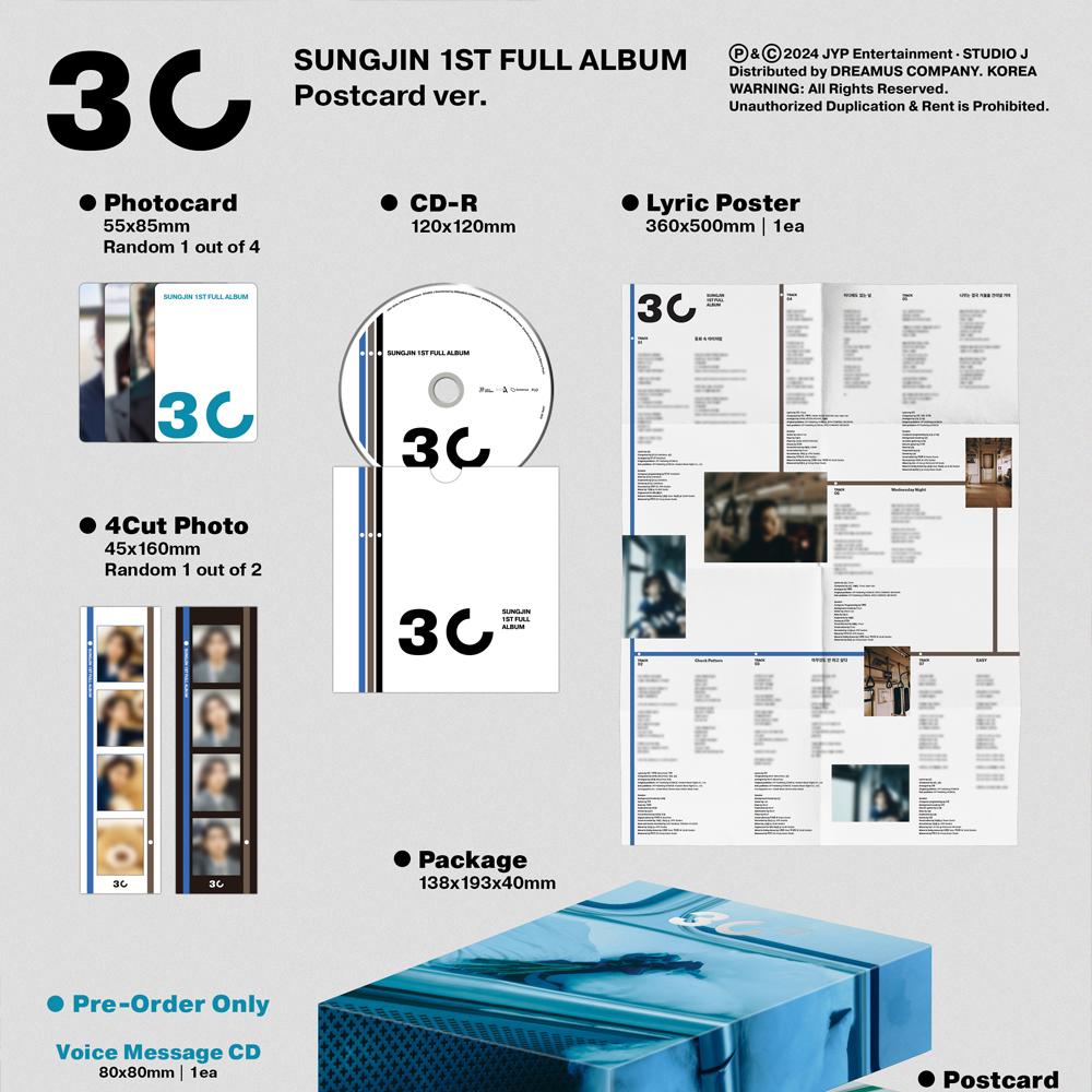SUNGJIN - 30 (Postcard Ver.)