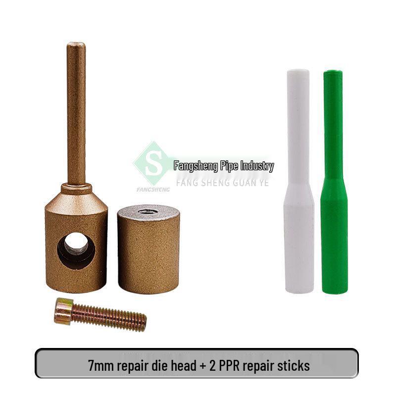 Instrument de reparat conducte de apă PE: Mașină de etanșare la scurgeri cu topire la cald cu cap de sudură PPR și baton de adeziv PERT