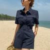 Women's Summer 2026 Chic Two-Piece Set: Petite Professional Workwear Shorts & Suit