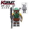 Star Wars Building Block Figures Mandalorian Hunter Clone Trooper Construction Toy KT1041