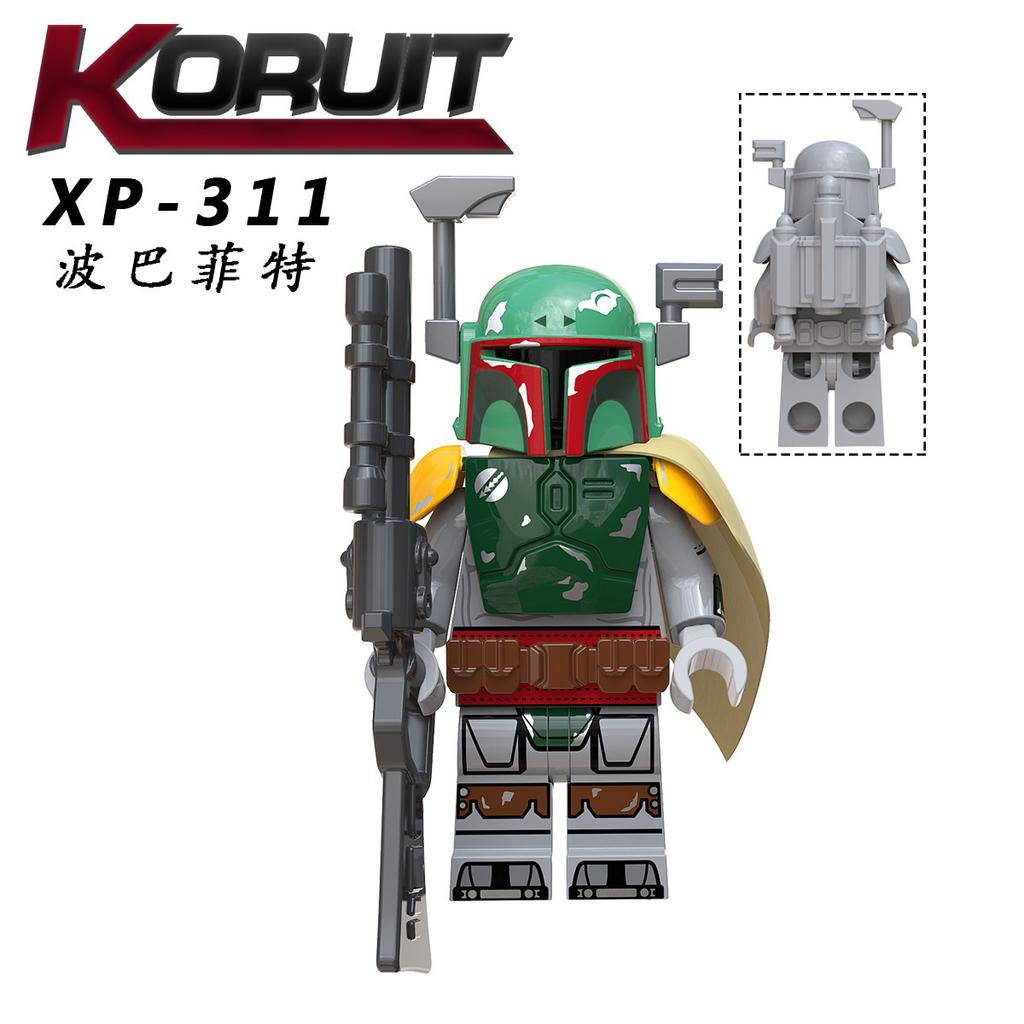 Star Wars Building Block Figures Mandalorian Hunter Clone Trooper Construction Toy KT1041